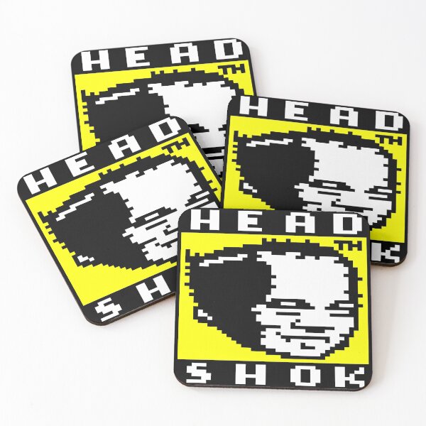 8bits Head Shox Coasters (Set of 4)