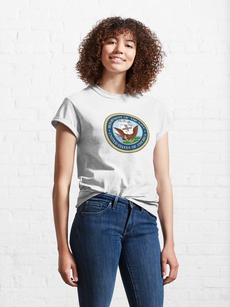 Alternate view of Seal of the United States Department of Navy Classic T-Shirt