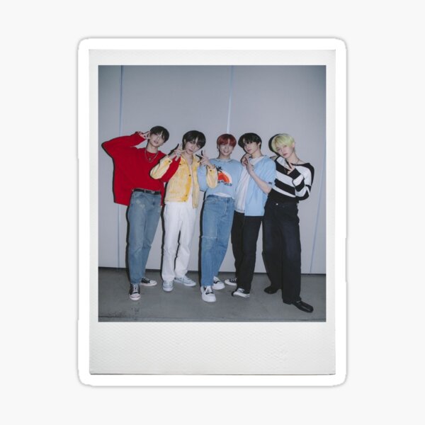 TXT Polaroid Sticker