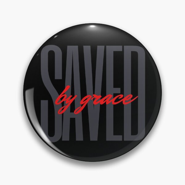 Item preview, Saved by Grace (gray) designed and sold by LiveAndGlow.