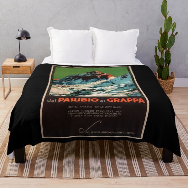 Item preview, Pasubio al Grappa retro poster designed and sold by CorasPosters.