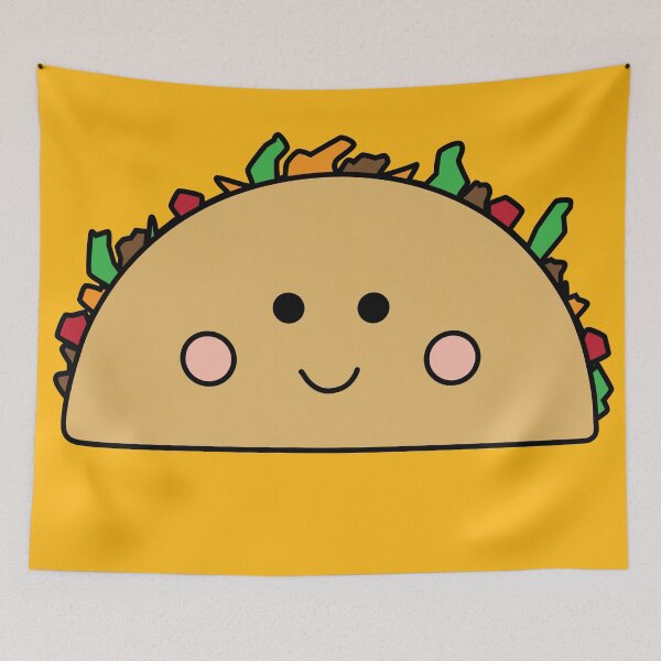Item preview, Smiling Taco designed and sold by Gold Star Creative.