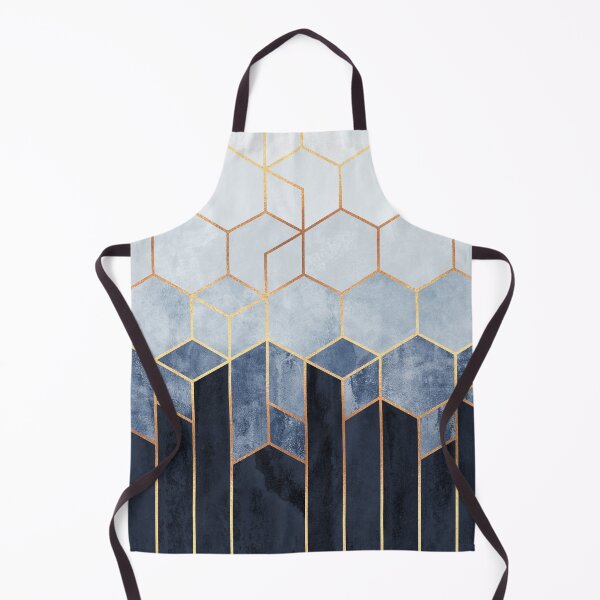 Item preview, Soft Blue Hexagons designed and sold by Elisabeth Fredriksson.