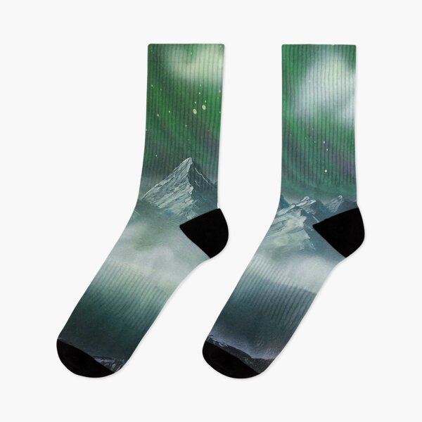 Item preview, Northern lights over the mountains designed and sold by edwardtiptonart.