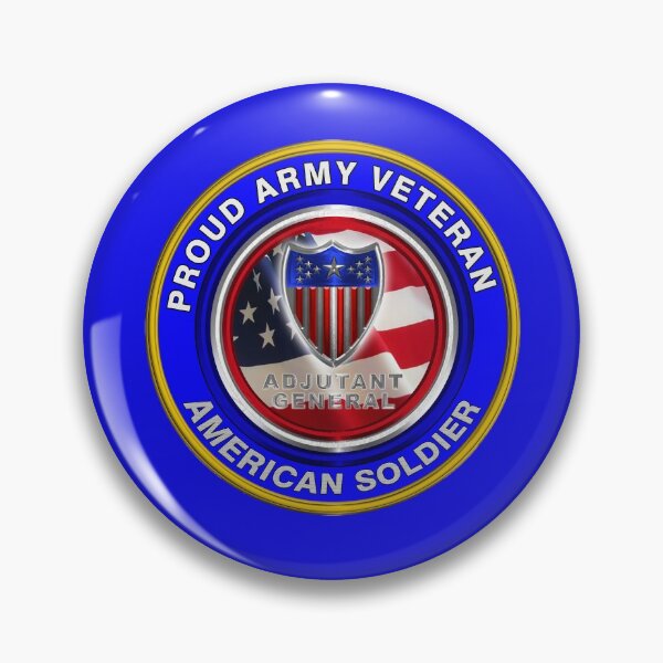 Item preview, Proud Army Adjutant General Corps Veteran designed and sold by SoldierAlways.
