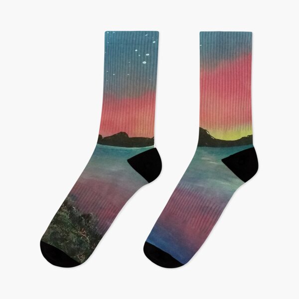 Item preview, Night falling at the lake designed and sold by edwardtiptonart.