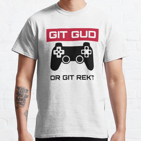  Git Gud Git Rekt Hoodie : Clothing, Shoes & Jewelry