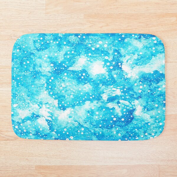 Artikelvorschau, Blau mit weißen Punkten Design #redbubble entworfen und verkauft von Smalltownart.