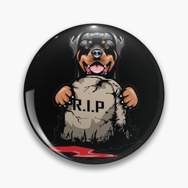 Item preview, Rottweiler Grave Stone designed and sold by IPRINT Clothing.