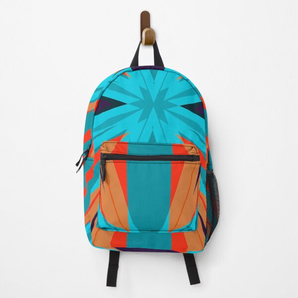 Item preview, Autumn Fall Turquoise Purple Orange Firework Starburst for Bonfire Night designed and sold by PatternPerfect.