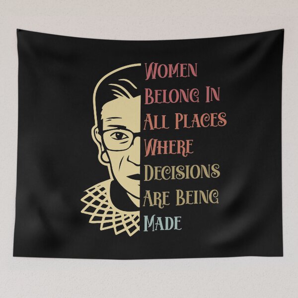 Item preview, Women Belong In All Places Where Decisions Are Being Made designed and sold by tinypurpleland.
