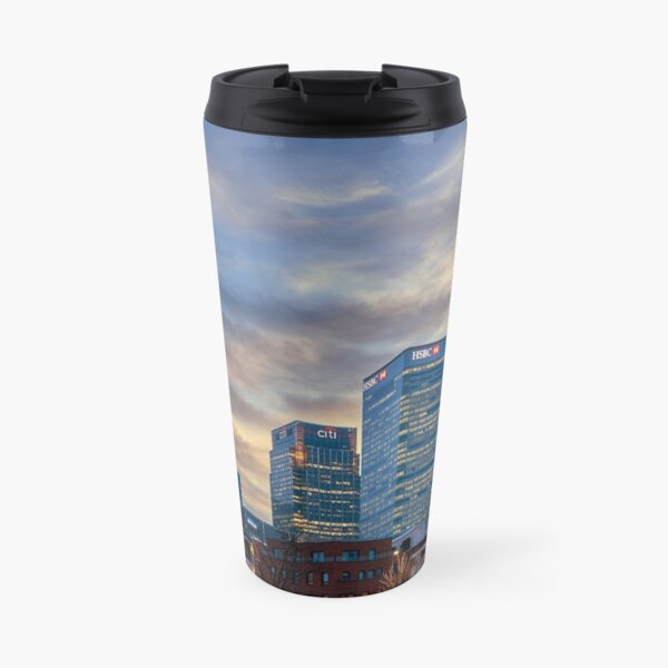 Canary Wharf skyline Travel Mug