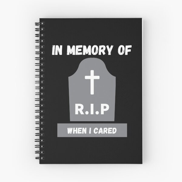 Item preview, In Memory Of When I Cared designed and sold by momsnpops.