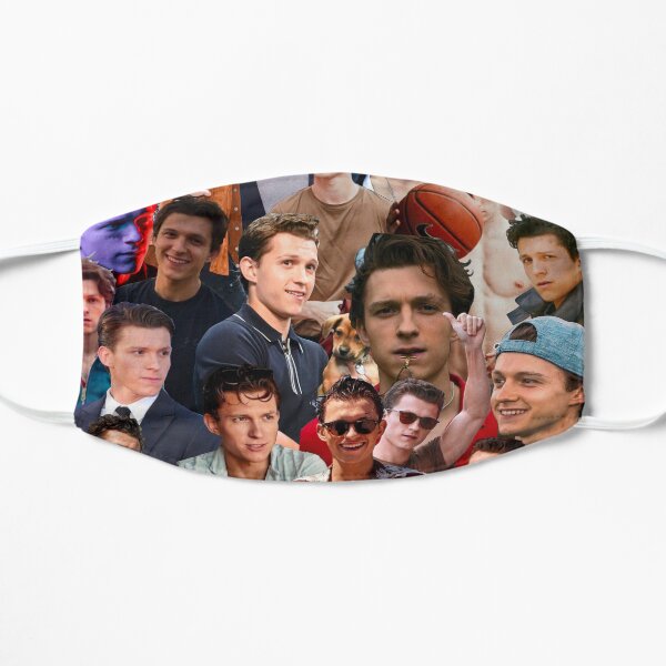 Tom Holland Photo Collage Flat Mask