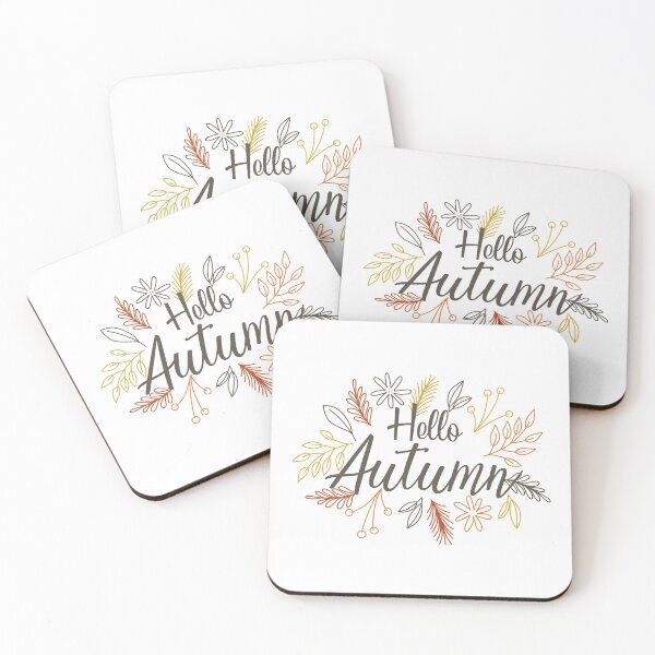 Item preview, hello autumn designed and sold by stickersbyjul.