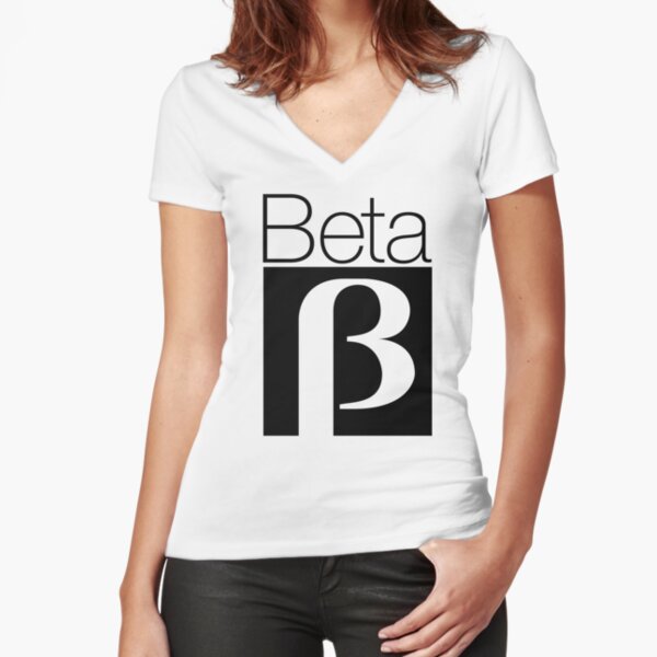 NDVH Betamax Fitted V-Neck T-Shirt