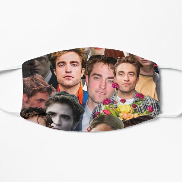 Robert Pattinson Photo Collage Flat Mask