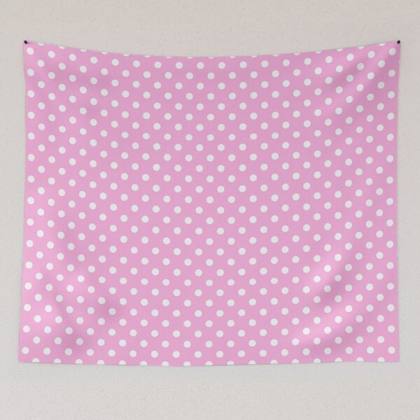 Item preview, Pink and White Polka Dots Pattern designed and sold by cabgodfrey.