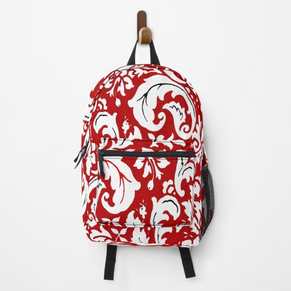 Item preview, Red and White Paisley Vintage Pattern designed and sold by Overthetopsm.