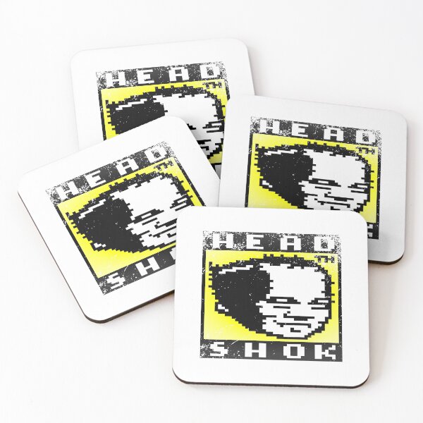 8-bit Grunge Shox Coasters (Set of 4)