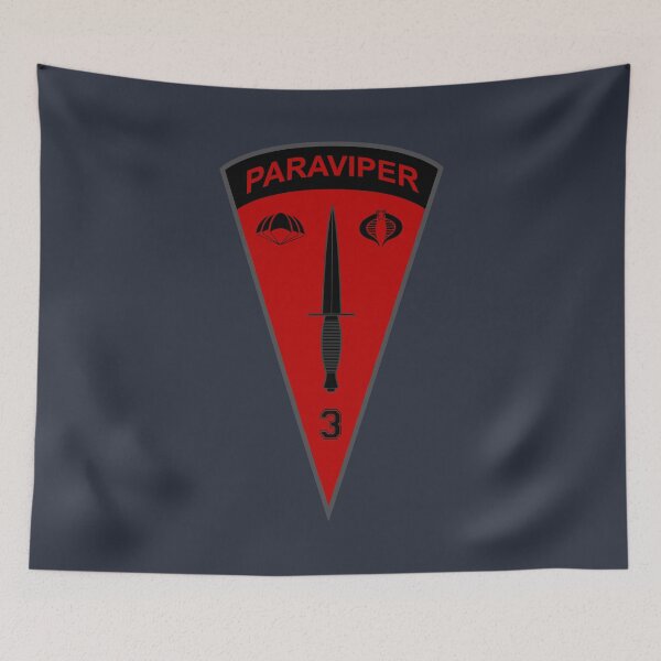Item preview, Gi Joe Cobra Paravipers 3rd Battalion Badge designed and sold by AJ  Liber.