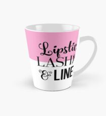 Lipstick, Lashes, & Liner Tall Mug