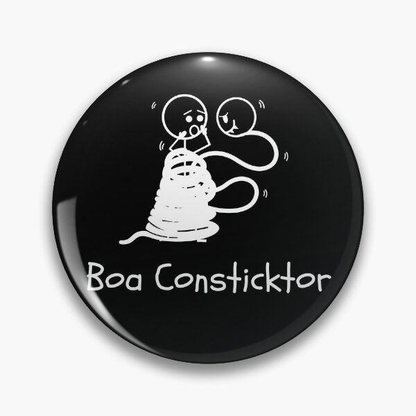 Item preview, Boa Consticktor - Stick Figure Humour designed and sold by CheckOutOz.