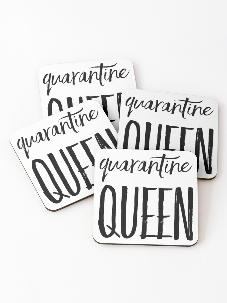 Download Quarantine Queen Birthday Queen Png 21st Birthday Quarantine Sweet Sixteen Shirt Black Queen Svg Birthday Squad Queen Crown Covid 2020 Coasters Set Of 4 By Cjctees Redbubble