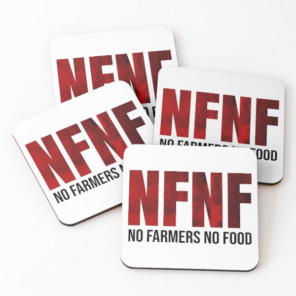 Item preview, No Farmers No Food Design designed and sold by PlusAdore.