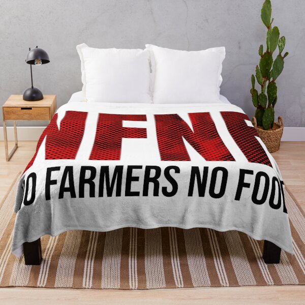 Item preview, No Farmers No Food Design designed and sold by PlusAdore.