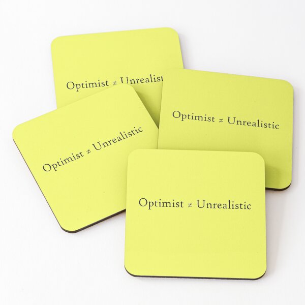 Item preview, Optimist Quote designed and sold by Charlie Draws.