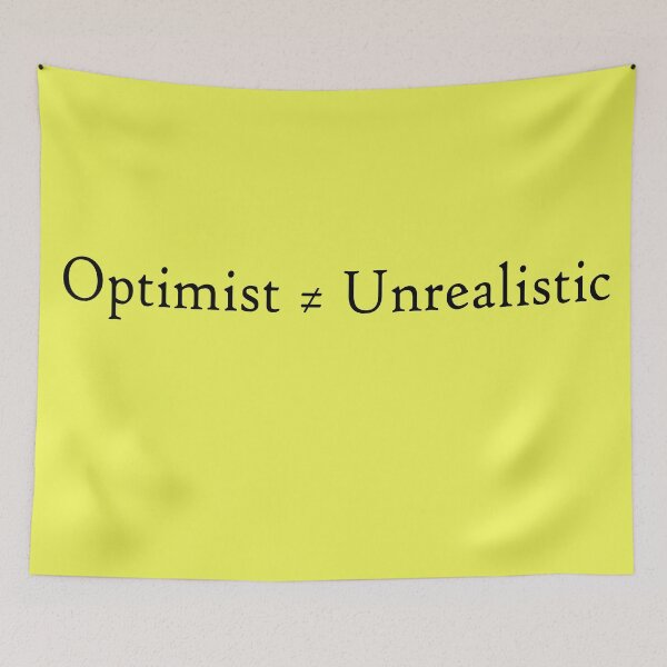 Item preview, Optimist Quote designed and sold by Charlie Draws.