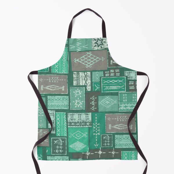 Item preview, Samoan Green Tapa Print designed and sold by sunnthreads.