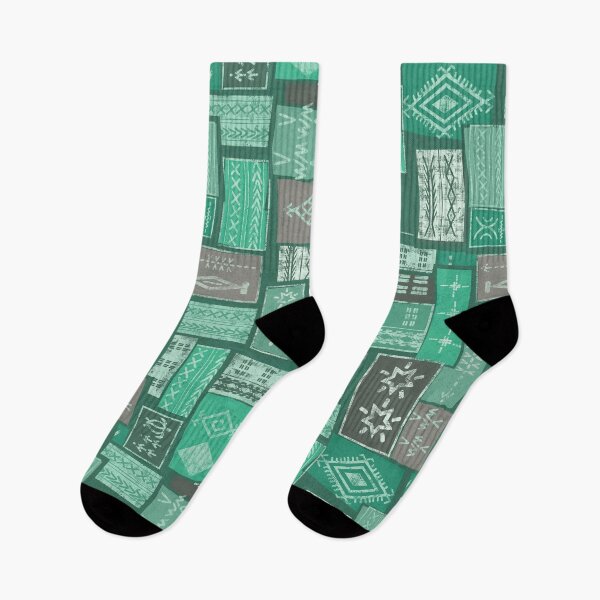Item preview, Samoan Green Tapa Print designed and sold by sunnthreads.