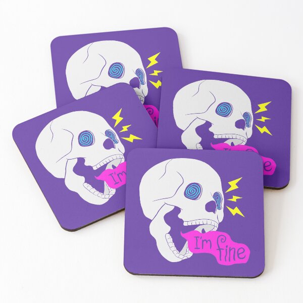Item preview, I'm Fine Skull designed and sold by petestyles.