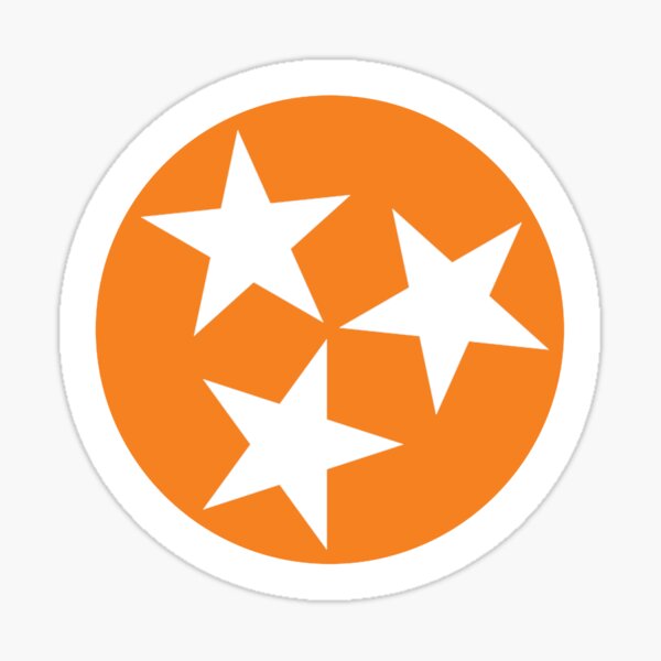 Tennessee Orange Tristar Sticker