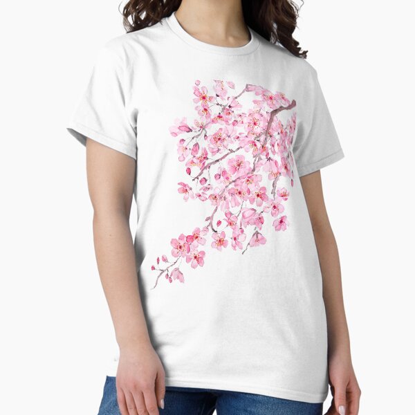 Artikel-Vorschau von handgemaltes handgemaltes rosa kirschblütenaquarell 2020, designt und verkauft von ColorandColor.
