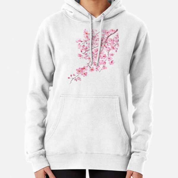 Cherry Blossom Hoodie Bo and Sunny Pink