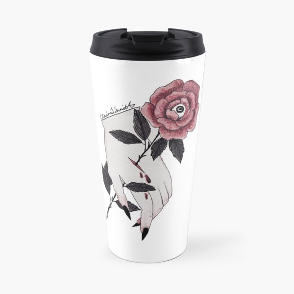 Eyes From The Rose Travel Mug