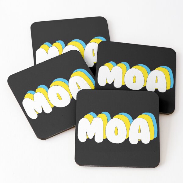 Item preview, TXT MOA Fandom Name Text BLUE Yellow White designed and sold by SugarSaint.