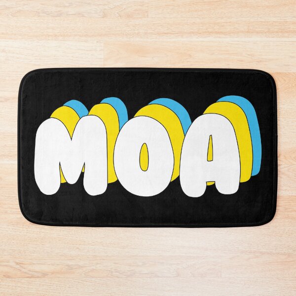 Item preview, TXT MOA Fandom Name Text BLUE Yellow White designed and sold by SugarSaint.