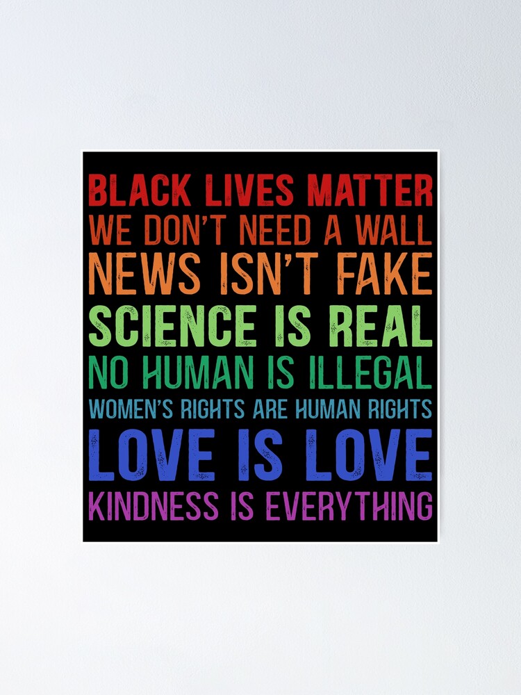 Science Is Real Shirt Black Lives Matter Fake News Science Is Real Shirt Black Lives Matter Fake News