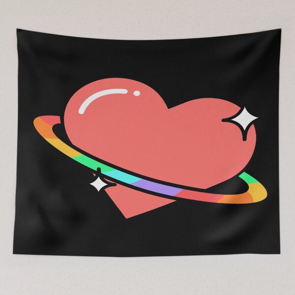 Item preview, Rainbow Heart designed and sold by TrueTrippyArts.