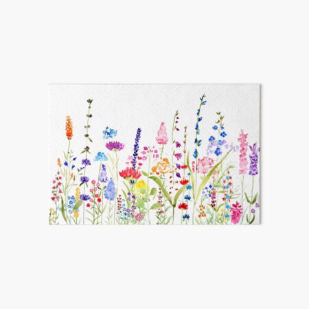 Artikel-Vorschau von handgemaltes buntes wildblumenfeld, designt und verkauft von ColorandColor.