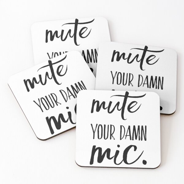 Item preview, Mute Your Damn Mic - quarantine zoom funny shirt remote work humor teacher gifts 2020 quarantine svg virtual learning designed and sold by CJCTEES.