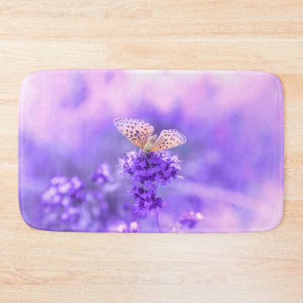 Item preview, Orange butterfly on flower and purple background designed and sold by Stéphane  Thirion.