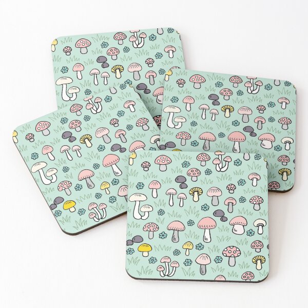 Item preview, Mushroom Forest - Pastels  designed and sold by cheekimori.