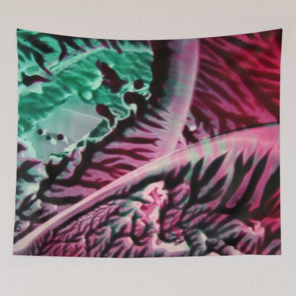 Item preview, Teal Green and Pink Violet Abstract designed and sold by Dallas Manicom.