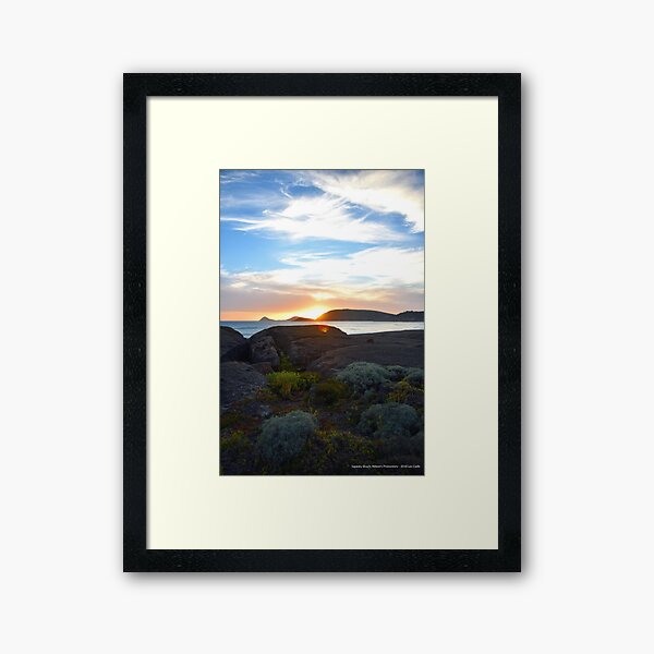 Squeaky Beach, Wilsons Promontory Framed Art Print