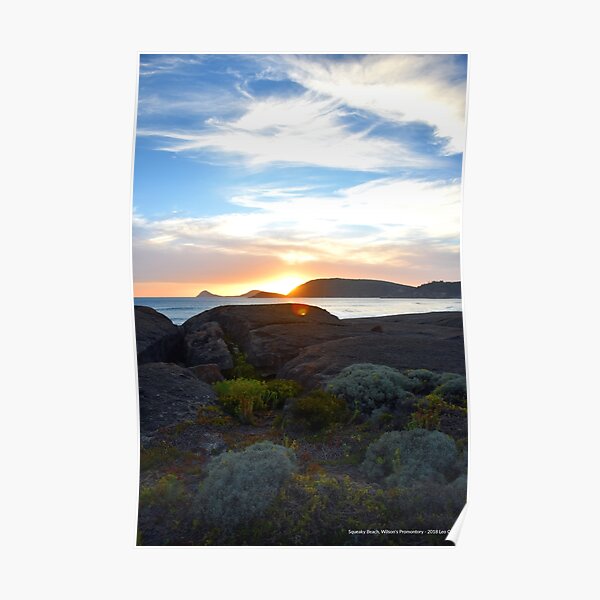Squeaky Beach, Wilsons Promontory Poster